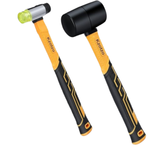 2-Piece Rubber Mallet Hammer Set
